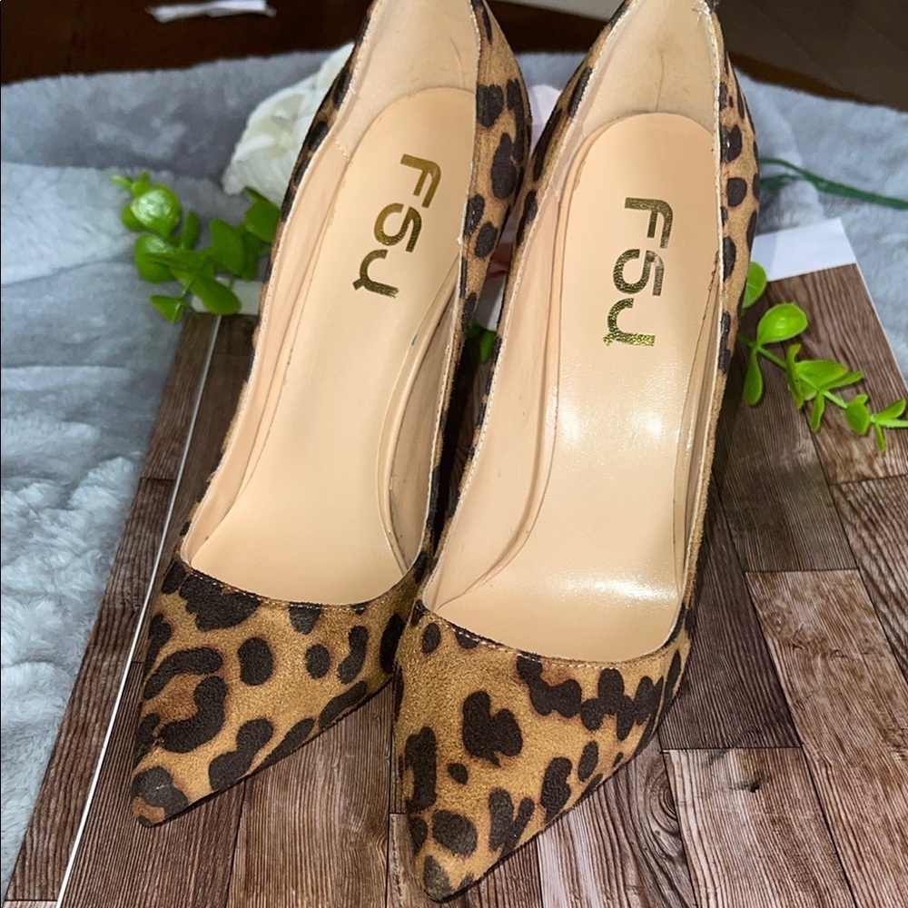 F5J Leopard Print Heels